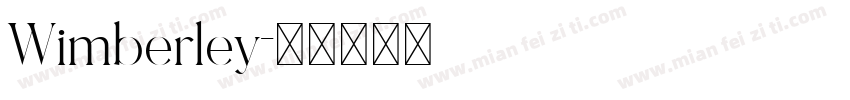 Wimberley字体转换
