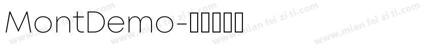 MontDemo字体转换