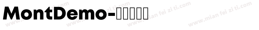MontDemo字体转换