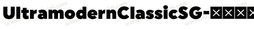 UltramodernClassicSG字体转换