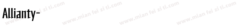 Allianty字体转换
