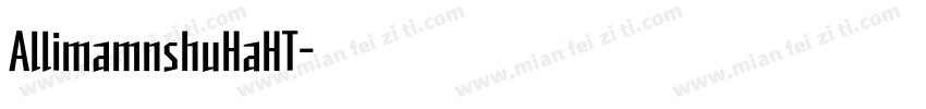 AllimamnshuHaHT字体转换