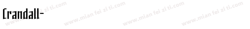 Crandall字体转换