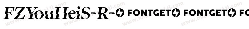 FZYouHeiS-R字体转换