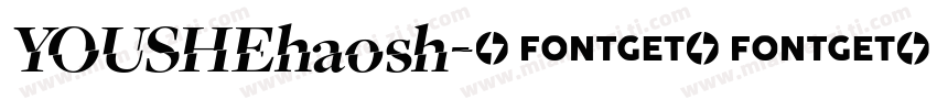 YOUSHEhaosh字体转换
