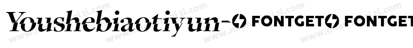Youshebiaotiyun字体转换