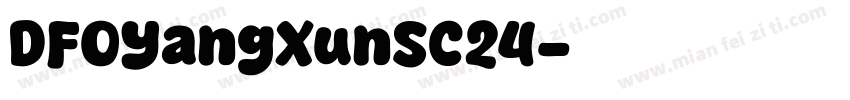 DFOYangXunSC24字体转换