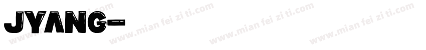 JYang字体转换