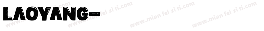 LaoYang字体转换