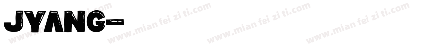JYang字体转换