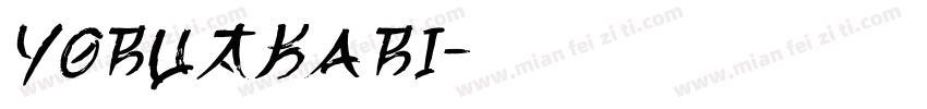 YoruAkari字体转换