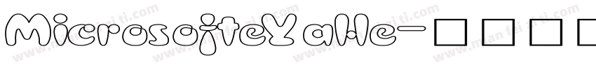MicrosofteYaHe字体转换