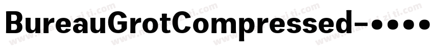 BureauGrotCompressed字体转换