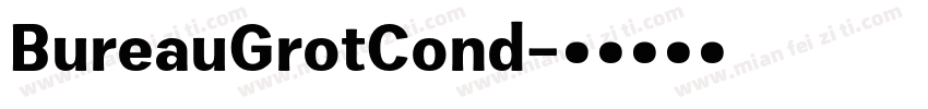 BureauGrotCond字体转换