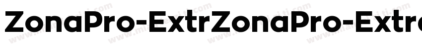 ZonaPro-ExtrZonaPro-ExtraBoldaBold字体转换