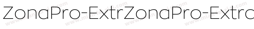 ZonaPro-ExtrZonaPro-ExtraBoldaBold字体转换