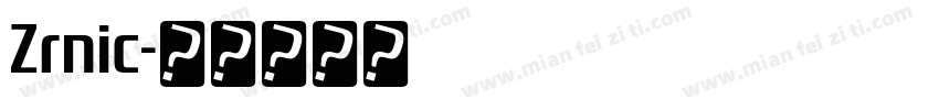 Zrnic字体转换