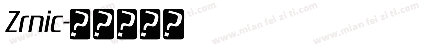 Zrnic字体转换