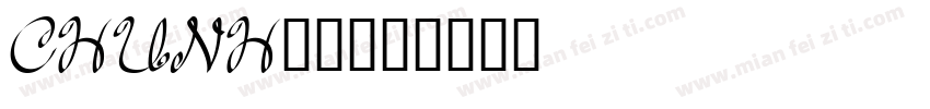CHUNH_1字体转换