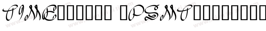 TIMEnewromanPSMT_1字体转换