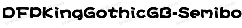 DFPKingGothicGB-Semibold字体转换