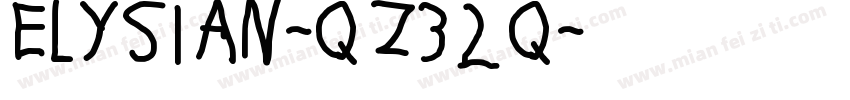 Elysian-qZ32q字体转换