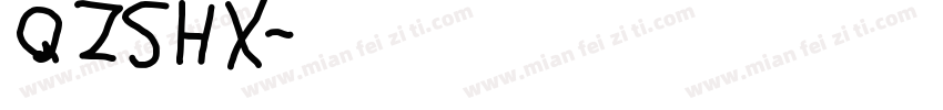 QZshx字体转换