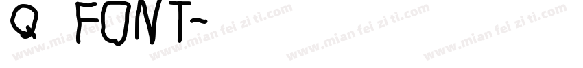 QⅰFOnt字体转换