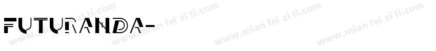 FuturaNDA字体转换