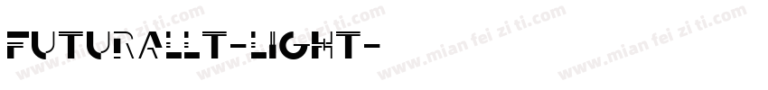futurallt-light字体转换