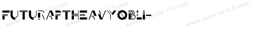 futuraptheavyobli字体转换
