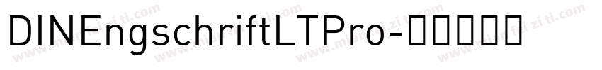 DINEngschriftLTPro字体转换