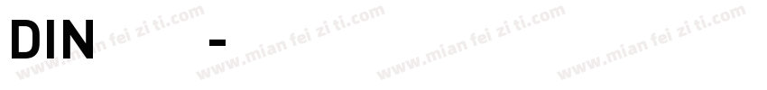 DIN字体字体转换