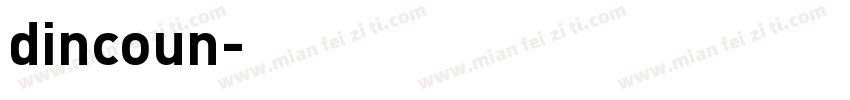 dincoun字体转换
