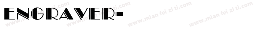 engraver字体转换