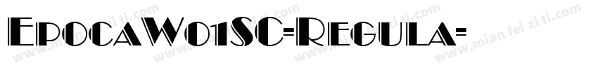 EpocaW01SC-Regula字体转换