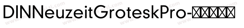 DINNeuzeitGroteskPro字体转换