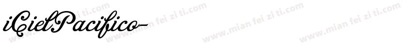 iCielPacifico字体转换