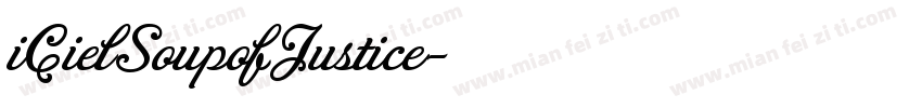 iCielSoupofJustice字体转换