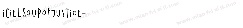 iCielSoupofJustice字体转换