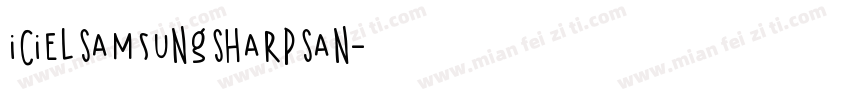 iCielSamsungSharpSan字体转换