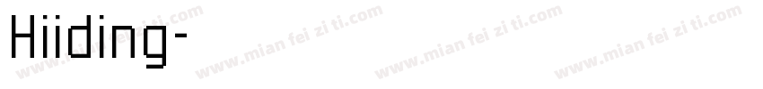 Hiiding字体转换