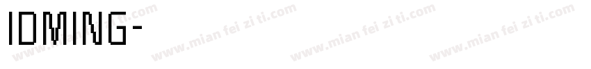 IDMING字体转换