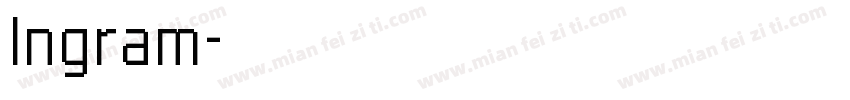 Ingram字体转换