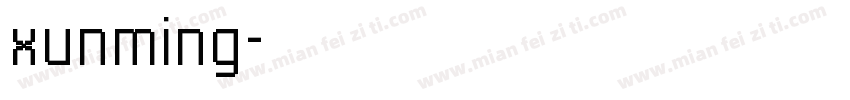 xunming字体转换