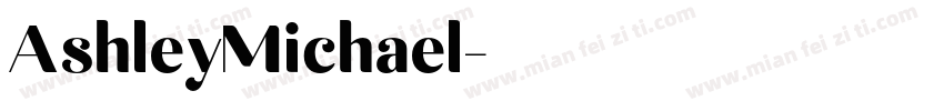 AshleyMichael字体转换