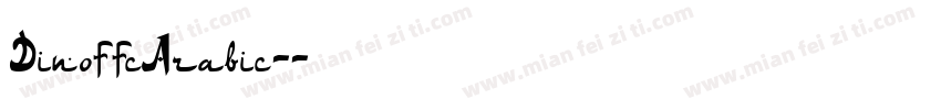 DinoffcArabic-字体转换
