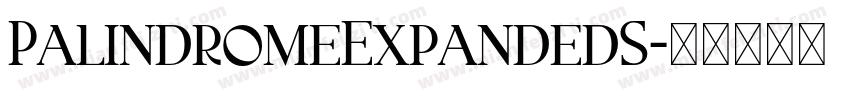 PalindromeExpandedS字体转换
