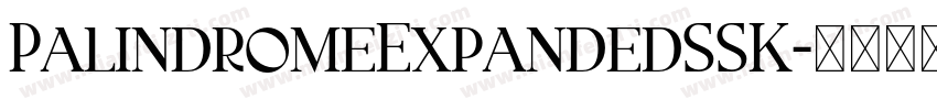 PalindromeExpandedSSK字体转换