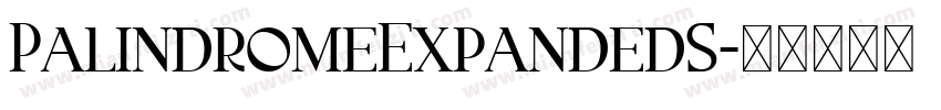 PalindromeExpandedS字体转换